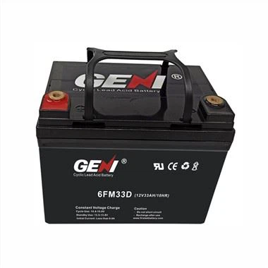 Deep Cycle 12V 33AH Baterai Asam Timbal Tertutup